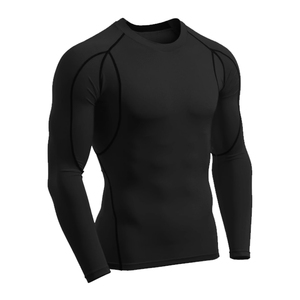 2025 diseño personalizado MMA Rashguard camisa de compresión de manga larga o corta Fitness Jiu Jitsu BJJ protección UV sublimada - Product Image 5