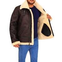 Nouveauté Vestes originales en cuir et fourrure pour l'hiver Veste en cuir de haute qualité Veste en cuir respirante pour hommes