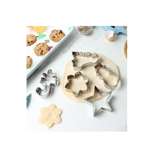 Cortador de galletas de metal Juego DE CORTADOR para hornear de acero inoxidable con mango para tamaño personalizado Venta caliente - Product Image 4