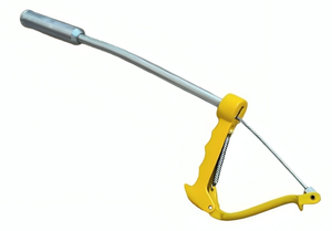 Applicateur Balling Pistolet Bolus Courbé Couleur Jaune Poignée Enduite En Acier Inoxydable Toutes Sortes D'instruments Vétérinaires Disponibles - Product Image 5