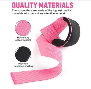 Sangles de musculation en cuir suédé personnalisées avec logo pour la musculation - Product Image 4