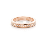 Bagues de fiançailles solitaires en acier inoxydable, style classique, sertissage en canal, diamant taille princesse glacé VVS, haute qualité, pour femme, certifié IGI