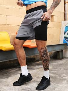 กางเกงรัดรูปวิ่งแห้งเร็วสำหรับผู้ชายและกางเกงขาสั้นรัดกล้ามเนื้อสำหรับออกกำลังกาย ฟิตเนส วิ่งจ๊อกกิ้ง ชุดกีฬาเพื่อประสิทธิภาพสูง - Product Image 5