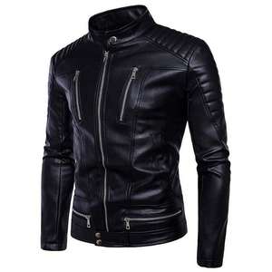 Blouson de motard en cuir noir personnalisé pour homme, veste de moto en cuir véritable, vêtement d'extérieur premium style Cafe Racer, classique, haute couture - Product Image 4