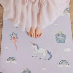 แผ่นรองเล่นโยคะสำหรับเด็กเล็ก ทำจาก TPE ปลอดสารพิษ ไม่เป็นพิษ กันลื่น ลายพิมพ์น่ารัก เหมาะสำหรับเด็กทารก เด็กวัยหัดเดิน และเด็กเล็ก - Product Image 1