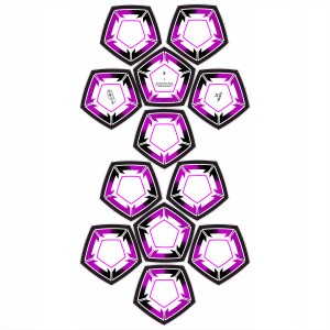 Balón de Fútbol Profesional Clásico de 12 Paneles con Logotipo, Unión Térmica, Texturizado de PU, Tamaño Estándar 5 con Cámara de Butilo para Entrenamiento y Partido - Product Image 3