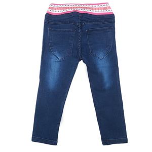 Pantalon en jean extensible pour filles - Bleu foncé - Product Image 3