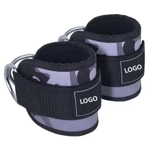 Neoprene độn phòng tập thể dục thể thao mắt cá chân D Ring cho cáp Máy Trọng lượng nâng phòng tập thể dục mắt cá chân Cuff phòng tập thể dục mắt cá chân dây đeo - Product Image 4