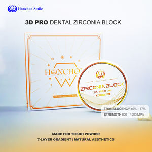Laboratorio dentale in zirconio dentale in zirconio da 98mm 3D Pro materiali a blocchi di zirconi multistrato - Product Image 2