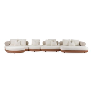 Meubles de salon de luxe, canapé modulaire <span class=keywords><strong>Baco</strong></span>, ensemble de canapés sectionnels en forme de U, canapé en tissu nuage, canapé design pour la maison, villa - Product Image 1