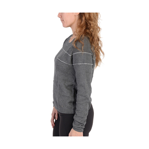 Suéter Deportivo de Lujo con Brillantina Adidas para Mujer, Gris Talla L, Color: Gris/Plateado 100% Auténtico - Product Image 3
