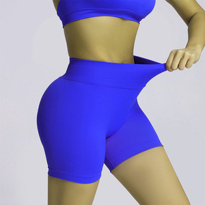 Pantalones cortos sin costuras para mujer, ropa deportiva de cintura alta, entrenamiento para correr, Fitness, gimnasio, yoga, novedad - Product Image 2