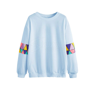 Sweat-shirt à manches longues léger de meilleure qualité pour femmes Pull en coton décontracté pour l'hiver Options de taille supérieure - Product Image 1