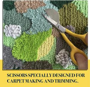 Precision Craft CUTICLE Straight Blade Sewing Shears Duckbill Blade Steel Handle Tufted Carpet <b>Manicure</b> <b>Scissors</b> Sharp Sturdy - Product Image 4