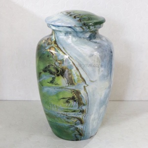 Fabricant d'urnes de crémation en métal imprimées numériques personnalisées stockage de cendres en aluminium pour les restes humains - Product Image 5