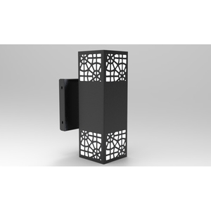 Applique murale moderne DTT.002.09 avec LED 220V, télécommande, corps en fer et aluminium, blanc chaud CCT pour application intérieure maison et hôtel - Product Image 2