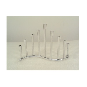 เชิงเทียนอลูมิเนียมสำหรับตกแต่งบ้านเชิงเทียน9แท่งสำหรับงานเทศกาล - Product Image 1