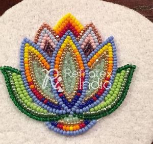 Écusson de perle de conception de Lotus à vendre fournisseur en vrac et fabrication par Refratex India fabriqué en Inde pour la meilleure qualité et le bas prix - Product Image 3