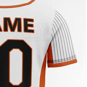 Vente directe d'usine de maillot de baseball à manches courtes New Style Men Sport Wear de maillot de baseball - Product Image 6