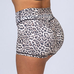 Pantalones cortos de cintura alta para mujer, Shorts suaves de entrenamiento con estampado de poliéster y LICRA para correr, Camuflaje atlético, superventas de 2023 - Product Image 3
