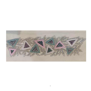 Adorno perfecto de borde de encaje dorado indio de alta calidad para vestidos de novia y fiesta - Product Image 3