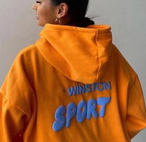 เสื้อฮู้ดและสเวตเตอร์ของผู้ชายแบบสวมหัวระบายอากาศได้ดี3D พิมพ์ลายนูนโลโก้จากปากีสถาน - Product Image 3