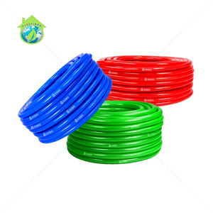 Manguera DE AGUA DE PVC elástica 5/8 pulgadas personalizada 50m/100m 2mm de espesor Durable Flexible suave ajustable para lavar vehículos regar plantas - Product Image 1
