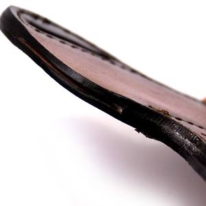 Nouveau couteau de poche à main personnalisé usiné à la main au prix d'usine le plus vendu Couteau pliant damas fabriqué à la main Gaine en cuir - Product Image 4