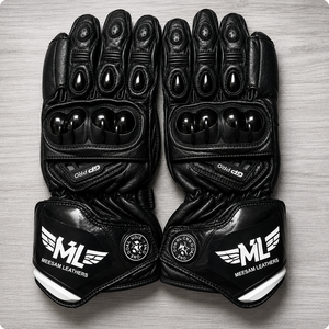 Gants de moto en cuir pour la course, nouveaux modèles 2027, protection complète des doigts, gants de course respirants et ventilés pour side-car - Product Image 1