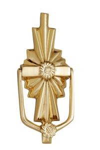 Aldaba de puerta de latón Diseño Delgado Hecho de latón de alta calidad a precio mayorista por Antique Co - Product Image 3