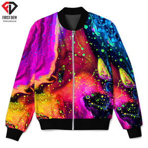 Chaqueta Bomber de nailon y poliéster para hombre y mujer, cazadora de buena calidad, hecha en paquistaní, sublimación, 100% - Product Image 2