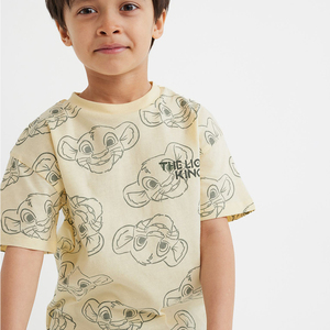 Ensemble de t-shirts décontractés pour enfants pour le printemps et l'été T-shirts à manches courtes et col rond tricotés en tissu col rond pour les tout-petits - Product Image 5
