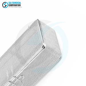 Cubierta de Malla Fina para Cesta, Acero Inoxidable Resistente, Solución de Almacenamiento Manual con Certificación CE para Instrumentos de Laboratorio Quirúrgico - Product Image 6