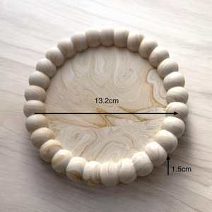 Ensemble de sous-verres en marbre et bois, design moderne et durable, finition polie, forme personnalisée, décoration de table, promotion mariage - Product Image 4