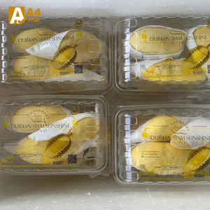 Durian Fresco Orgánico Cortado, Sabor Intenso y Mordida Suave, Disfruta de Khey Taladthai Frescamente Rebanado en Caja, Grado A, 0.5 kg, 13.5 cm - Product Image 2