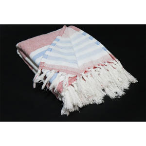 Serviette de Fouta Design Personnalisé 280 GSM Avec Gland Serviette Turque Fouta à Séchage Rapide Écologique - Product Image 5