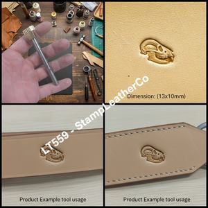 LT559 Tampon en cuir 13x10mm Crâne Rongeur (1/2 \ "X 2/5 \") pour l'artisanat du cuir - Product Image 1