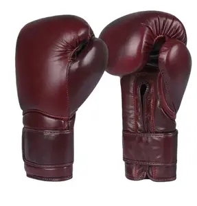 Gants de boxe OEM conçus sur mesure avec logo personnalisé Gants d'entraînement en cuir PU imprimés 10 Oz 16Oz pour MMA Gants d'entraînement