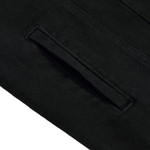 Nouvelle veste en jean bleu personnalisée de haute qualité pour hommes, respirante, col montant, fermeture, vente en gros, designs OEM pour l'hiver - Product Image 5