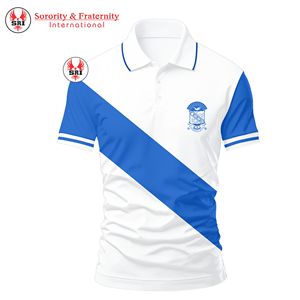 Camiseta Polo Premium Phi Beta Sigma Unisex, Mezcla de Algodón y Poliéster, Ajuste Real a la Talla, Logotipos Bordados, Ropa Griega, Ropa Universitaria Clásica - Product Image 2