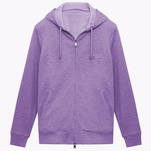 Eco-friendly Clothing 100% Cotton Double Zipper Heavyweight Double Zip Hoodie Oversized Zipper Hoodies Custom Boxy Zip Up Hoodie - Product Image 4