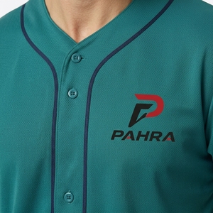 Camiseta de Béisbol Personalizada para Hombre, Ropa Deportiva de Club, 100% Poliéster, Cuello en V, Transpirable, Antibacteriana, Estampado Frontal, para Toda Temporada - Product Image 3