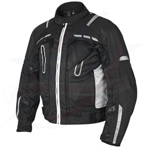 Veste de moto en Cordura de haute qualité, imperméable, coupe-vent, respirante, imprimée sur mesure, couleur personnalisée, taille XL, vêtements de sport de protection - Product Image 2