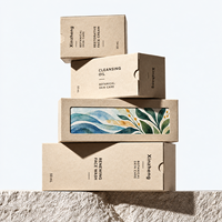 Boîte d'emballage en papier avec logo personnalisé, boîte pliante en carton, boîte de produit en carton pour la vente au détail, fabricant OEM en gros pour les cosmétiques