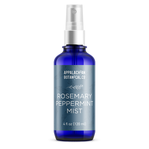 ABCo Brume Botanique Énergisante Romarin Menthe Poivrée – Spray Clarifiant, Concentrant et Tonifiant (4 oz) - Product Image 1