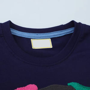 เสื้อยืดคอกลมสำหรับเด็กผู้ชายเสื้อยืดผ้าฝ้ายถักลายสำหรับ100% สำหรับเด็ก - Product Image 3