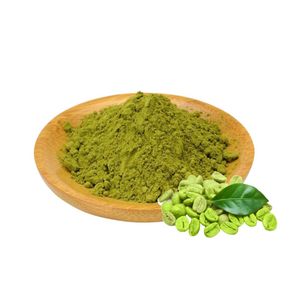 ประเภทการปลูกพืชอินทรีย์ สีน้ําตาลเขียว สารสกัดจากพืชผงเมล็ดกาแฟเขียวแห้งสําหรับขาย - Product Image 2