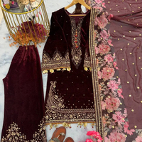 Tissu BLOSSOM FABRIC, velours de viscose pur de haute qualité, broderie lourde, manches cloche fantaisie, robe de soirée longue, tenue traditionnelle 4 saisons