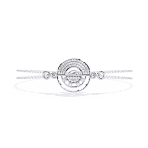 สร้อยข้อมือสุดหรูคุณภาพสูงสำหรับผู้หญิงสร้อยข้อมือประดับเพชรและเพชรธรรมชาติ - Product Image 2