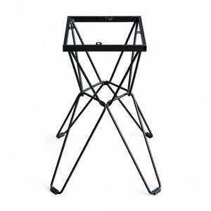 Industrial-Style Heavy Duty <b>Cast</b> Iron Furniture Legs 10mm Diameter <b>Powder</b> Coated for Hospital and Dining Tables CHBCF036 - Product Image 1